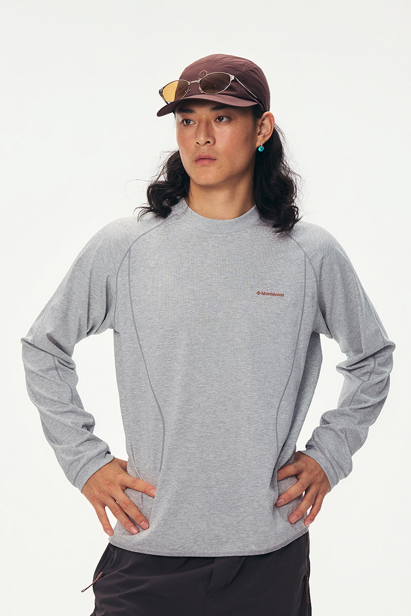 Antibacterial Quick-Dry Slim-Fit Long-Sleeve T-Shirt