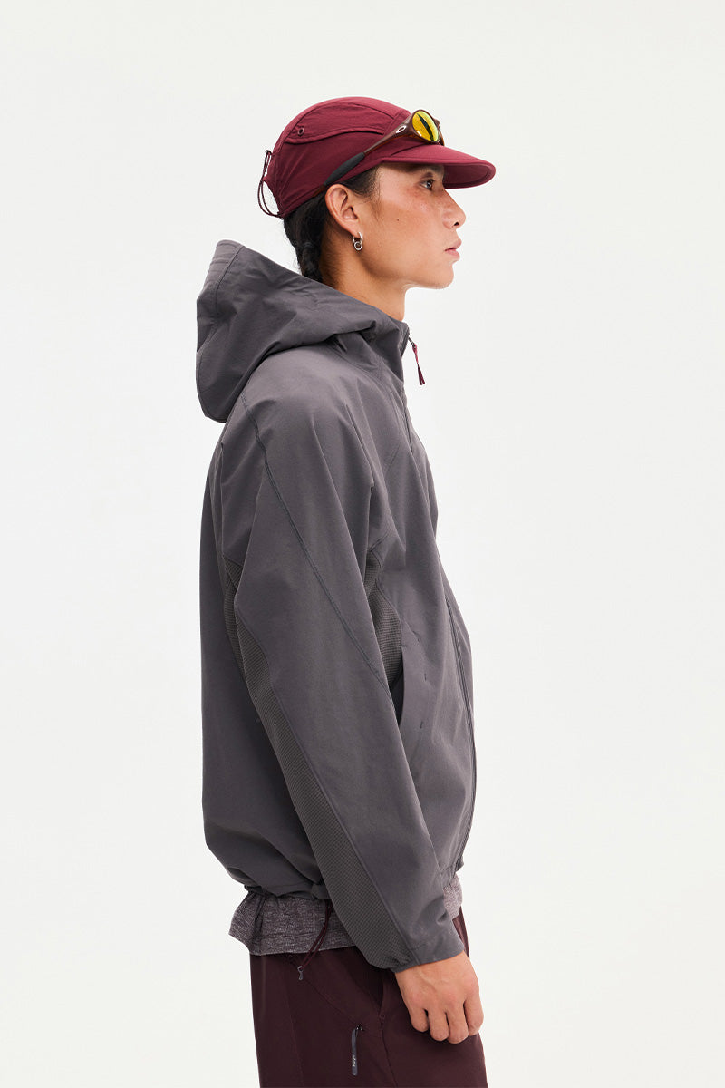 Water-Repellent Hooded Softshell Jacket — Men's