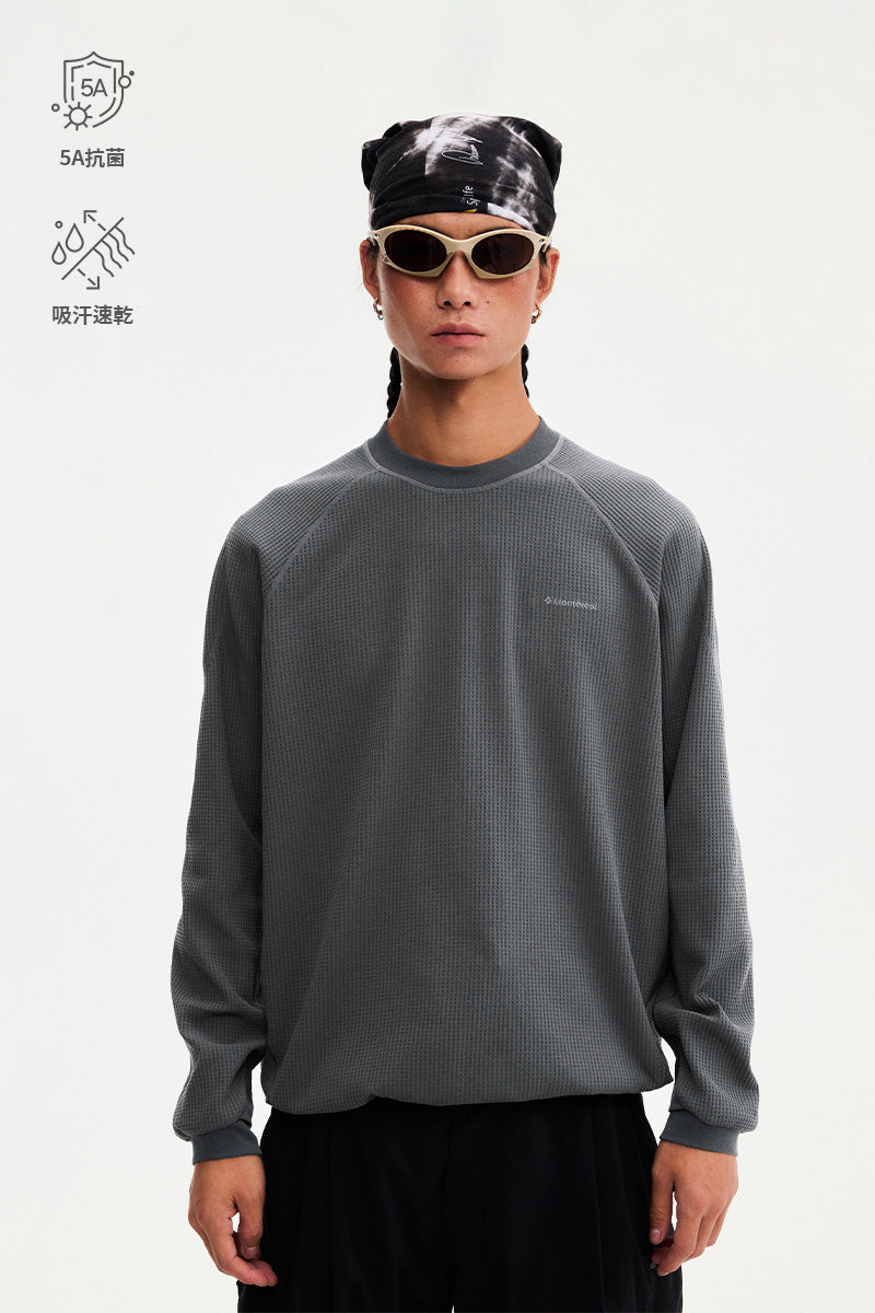 Monterest 速乾ワッフル ロングスリーブTシャツ メンズ product image