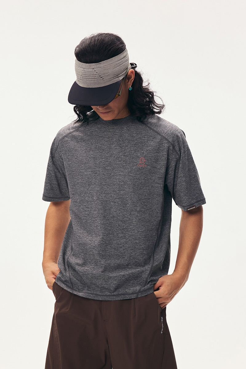Quick-Dry Waffle Short-Sleeve T-Shirt