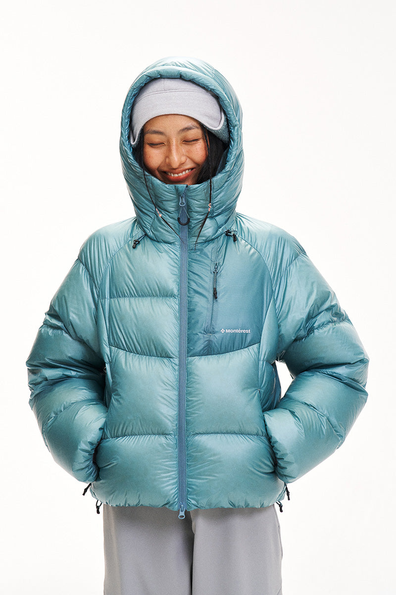800FP Water-Repellent Hooded Down Jacket — Women's