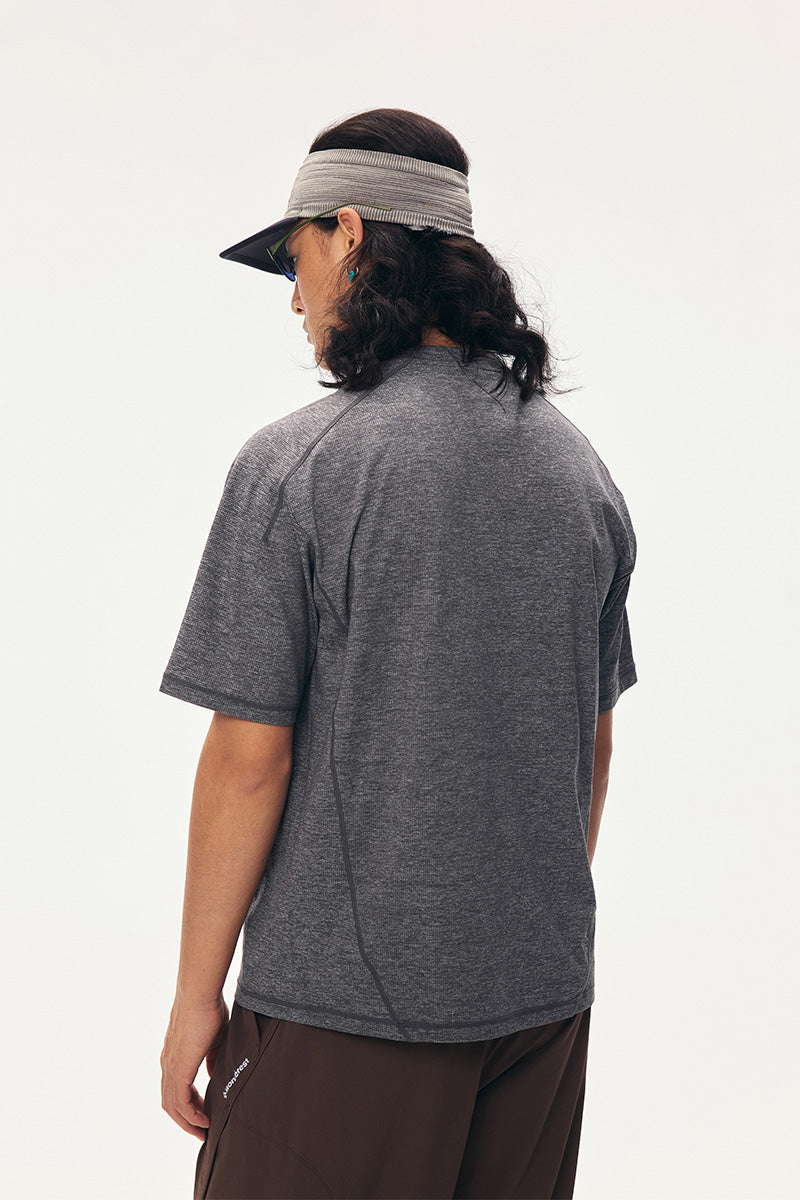 Quick-Dry Waffle Short-Sleeve T-Shirt