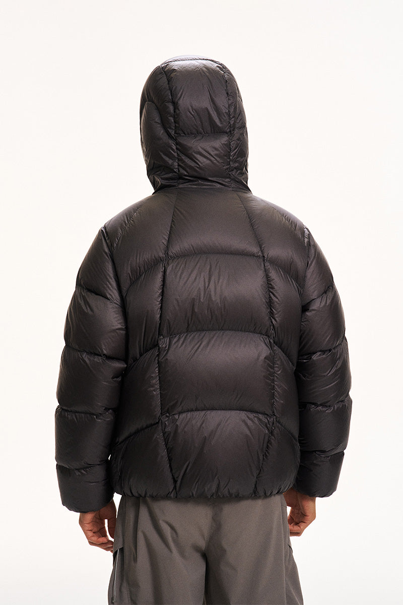 700FP Water-Repellent Hooded Down Jacket