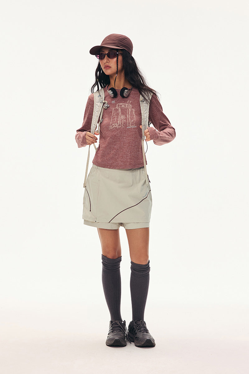 Water-Repellent Layered Culottes