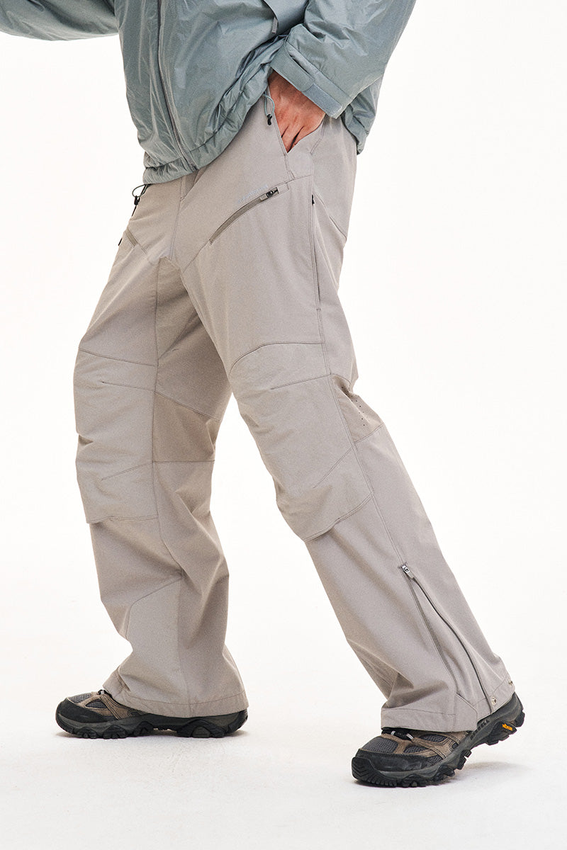Color-Block Water-Repellent Softshell Pants