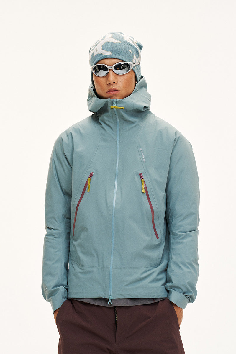 Waterproof 3-Way Shell Jacket with Down Liner
