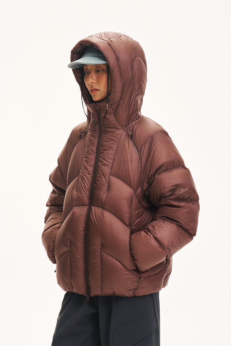 700FP Water-Repellent Hooded Down Jacket