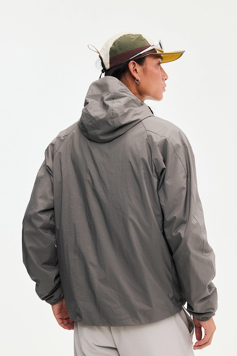 AIRFORM Water-Repellent Packable Hooded Jacket — Men's