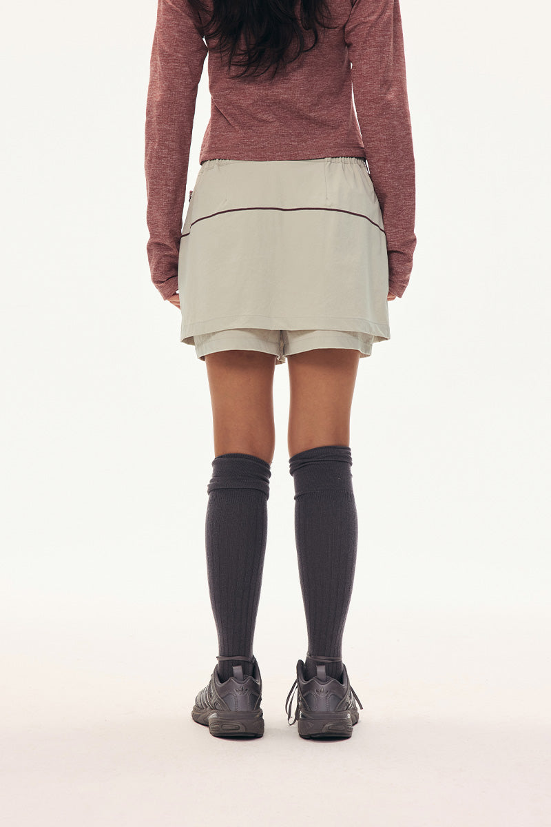 Water-Repellent Layered Culottes