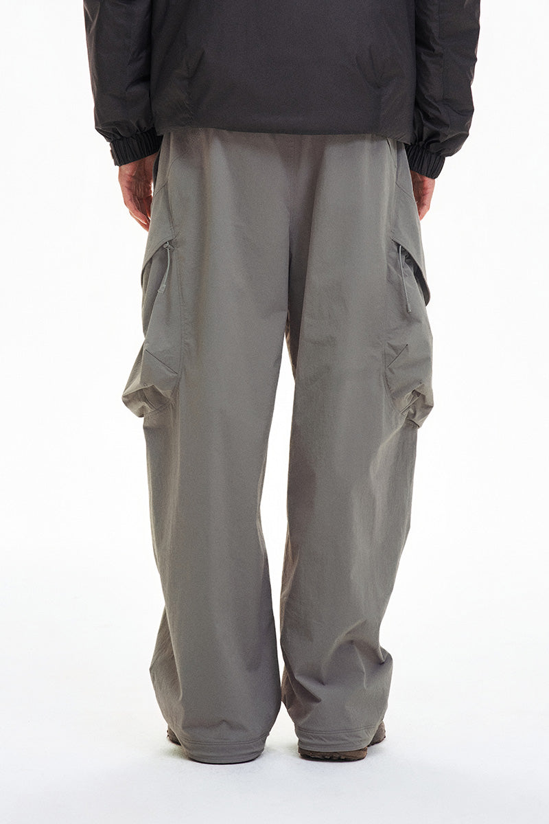Water-Repellent Brushed-Lining Work Pants