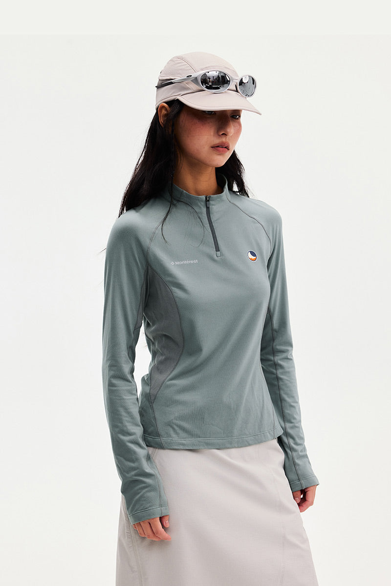 Monterest TTTM レディース ハーフジップスウェット product image