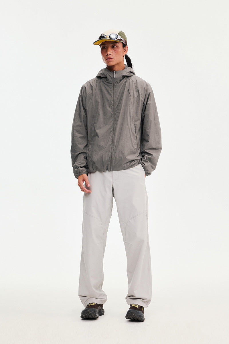 AIRFORM Water-Repellent Packable Hooded Jacket — Men's