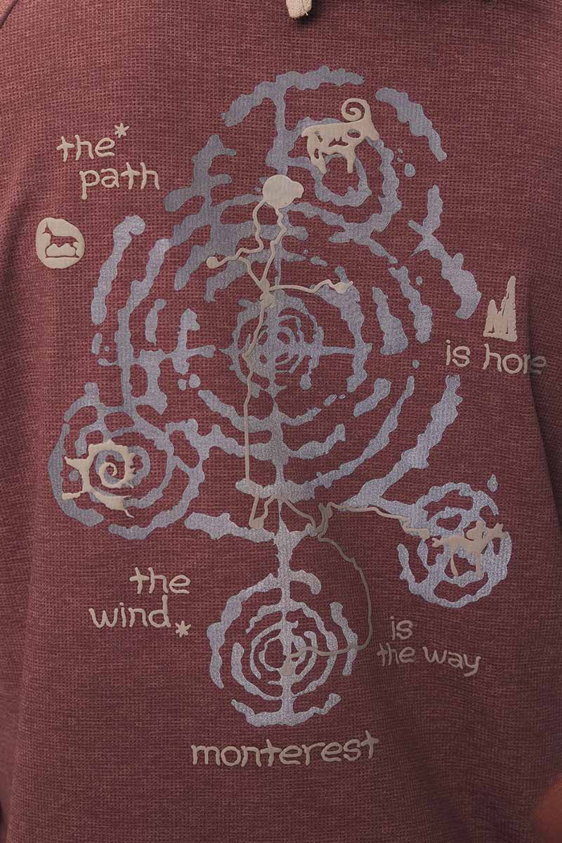 「岩叙」速乾グラフィック ロングスリーブTシャツ