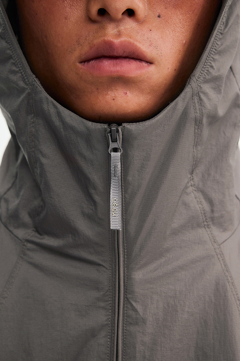 AIRFORM Water-Repellent Packable Hooded Jacket — Men's