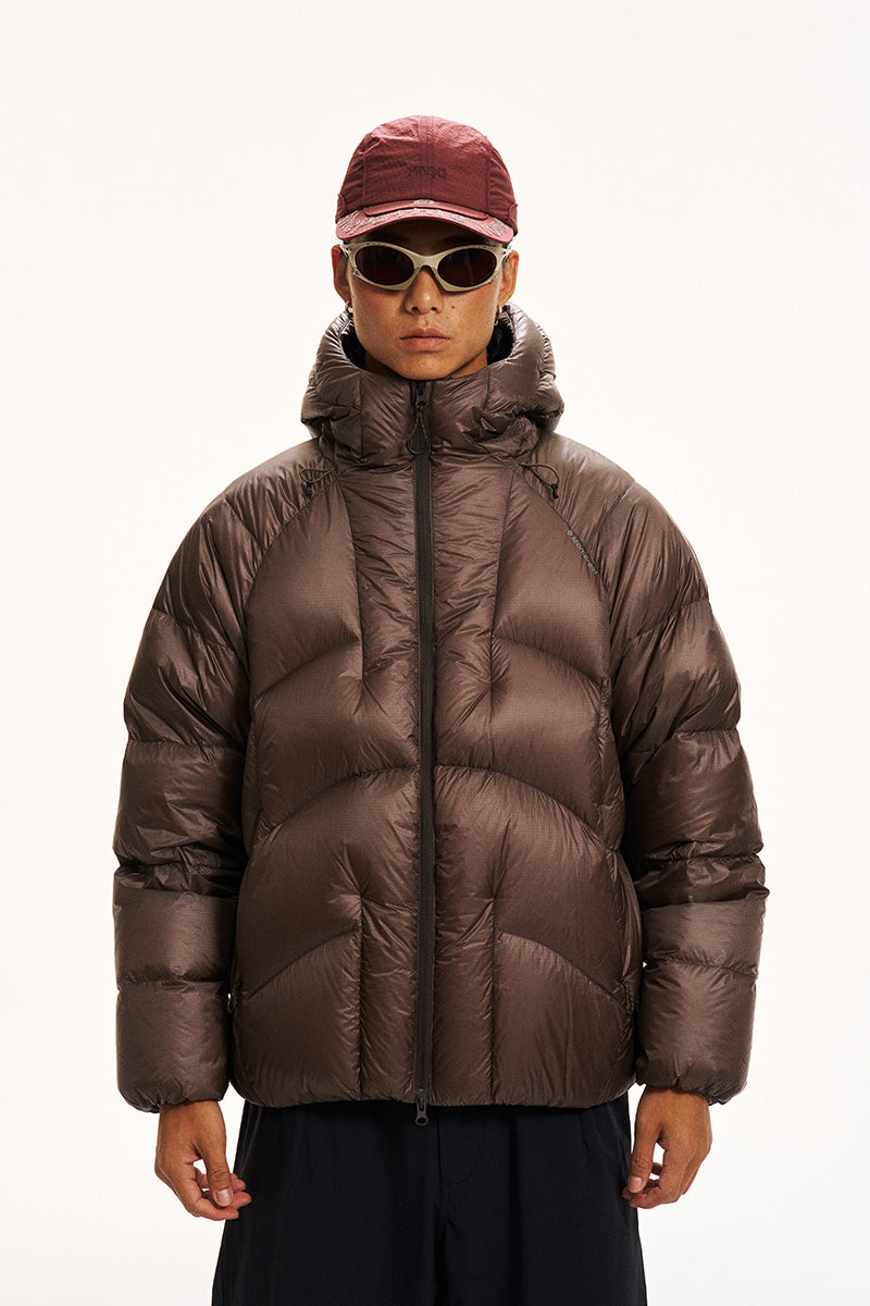 700FP Water-Repellent Hooded Down Jacket
