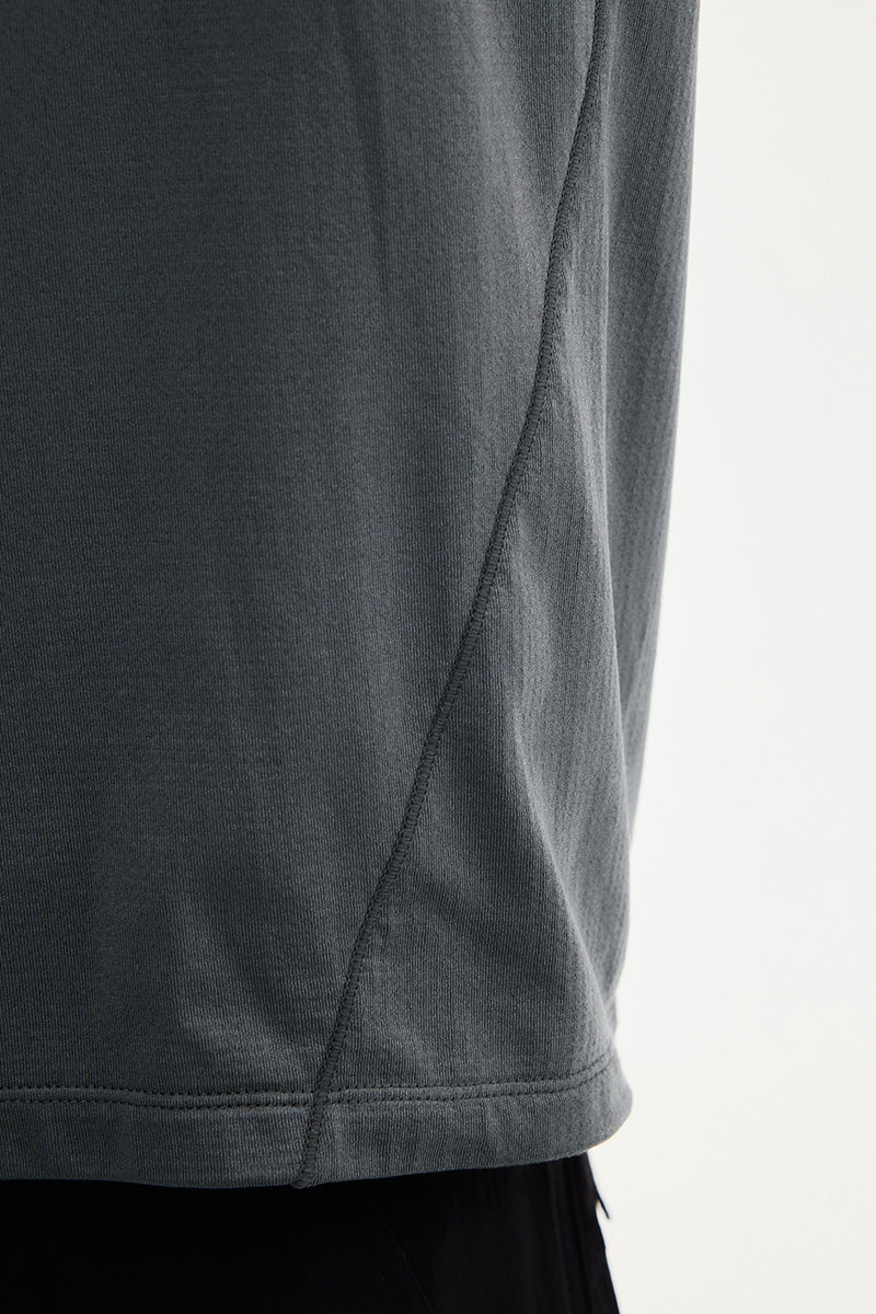 Men's Quick-Dry Half-Zip Long Sleeve T-Shirt