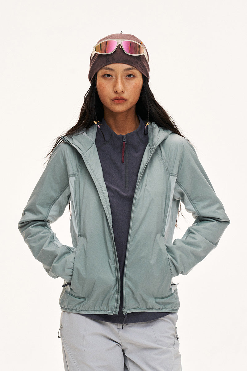 PrimaLoft® Gold フード付き中綿ジャケット レディース