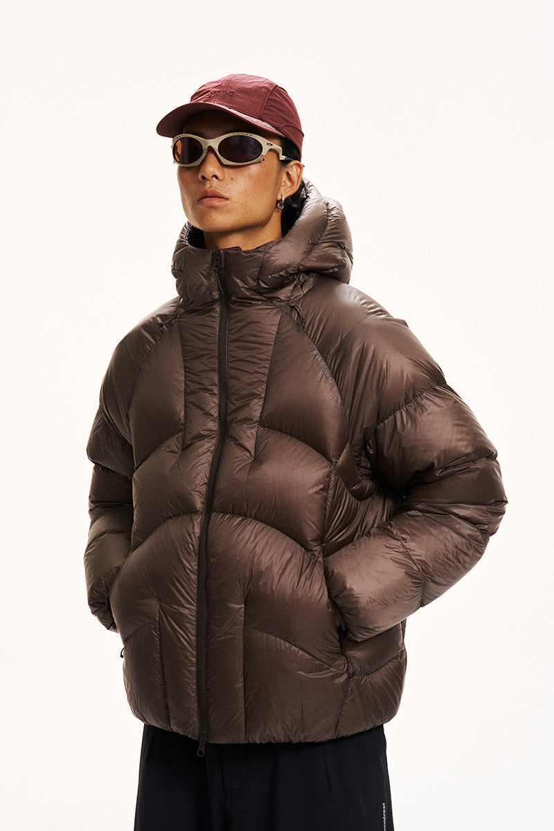 700FP Water-Repellent Hooded Down Jacket