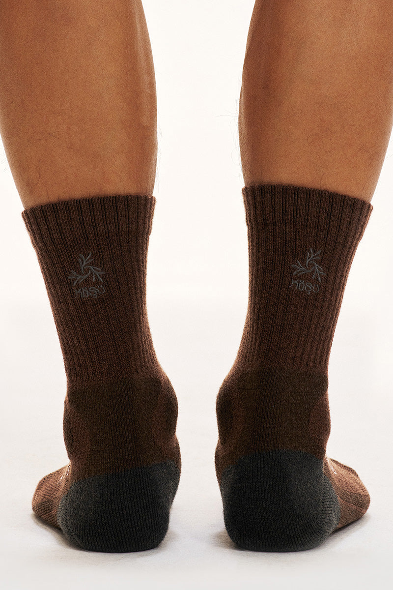 KOSU Merino Wool-Blend Trekking Socks — Men's
