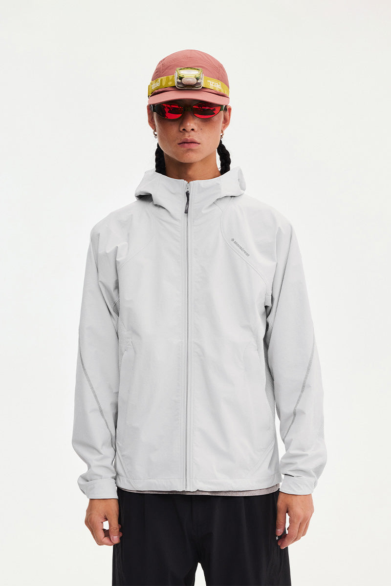 Water-Repellent Hooded Softshell Jacket — Men's