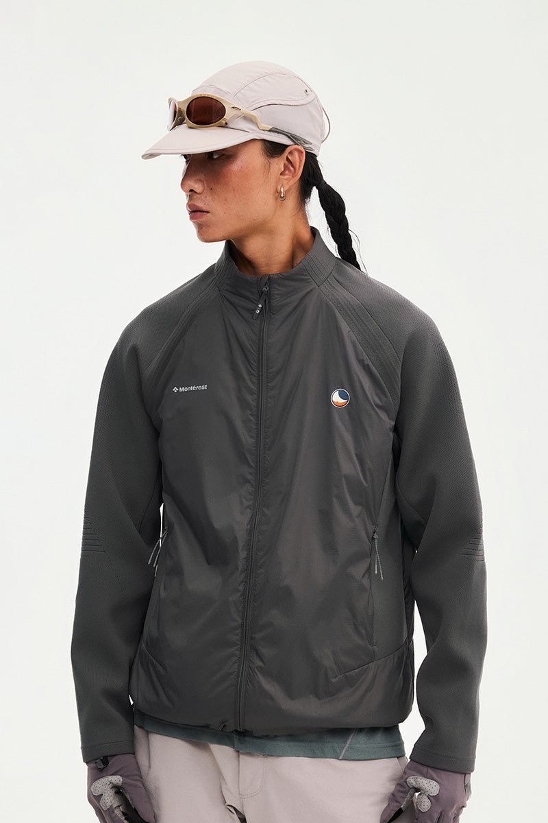 TTTM PrimaLoft® Gold-Paneled Stand-Collar Insulated Jacket
