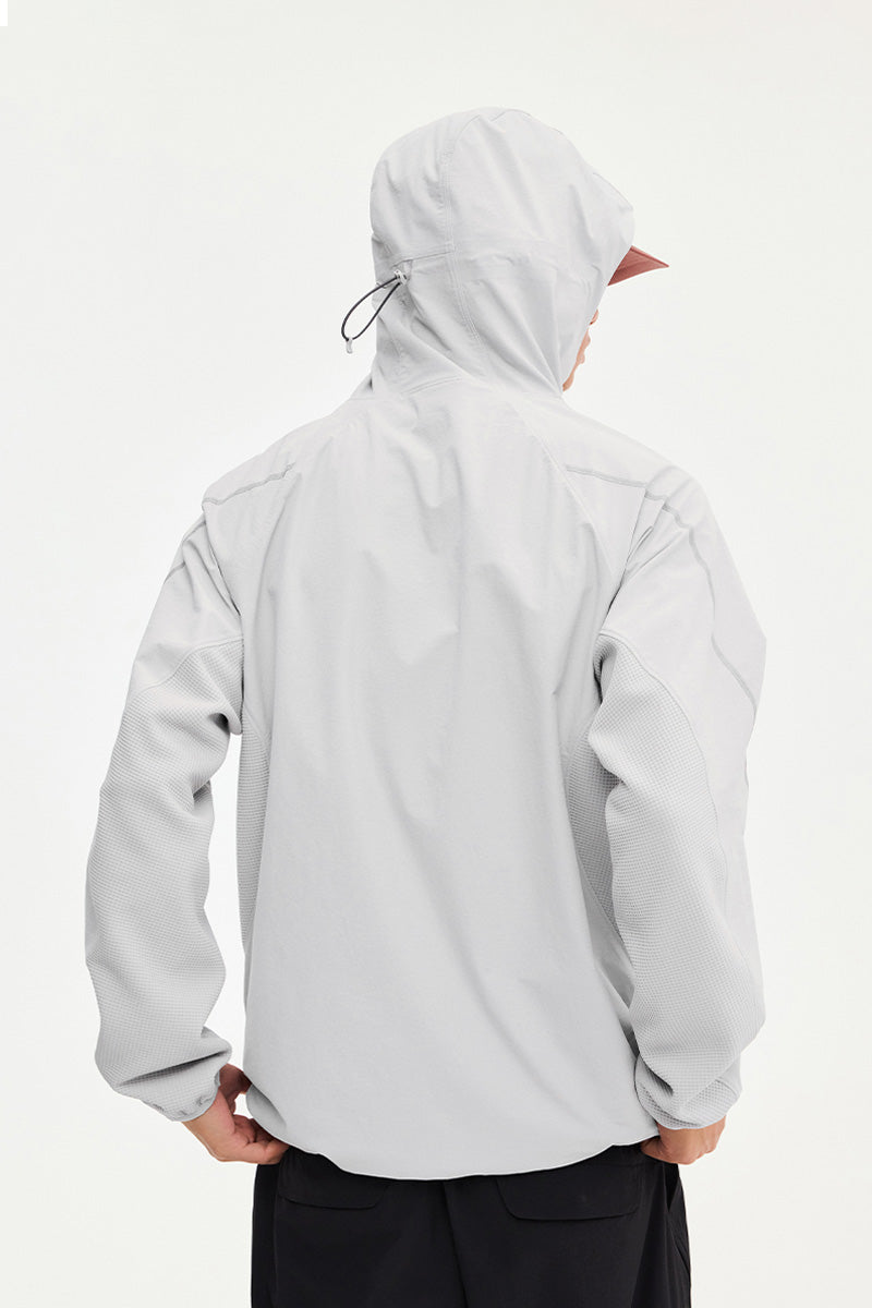 Water-Repellent Hooded Softshell Jacket — Men's