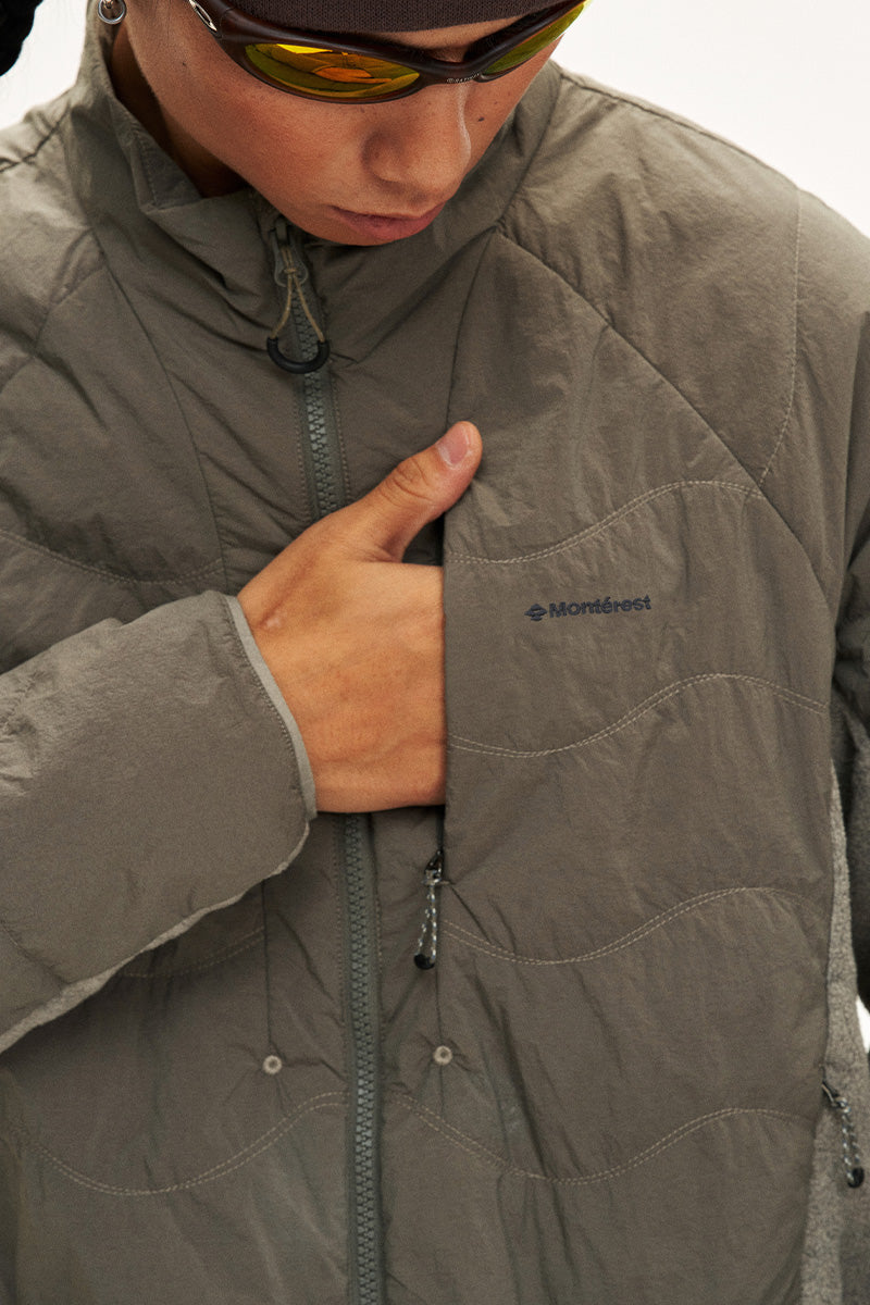 PrimaLoft® Gold フリース切替中綿ジャケット