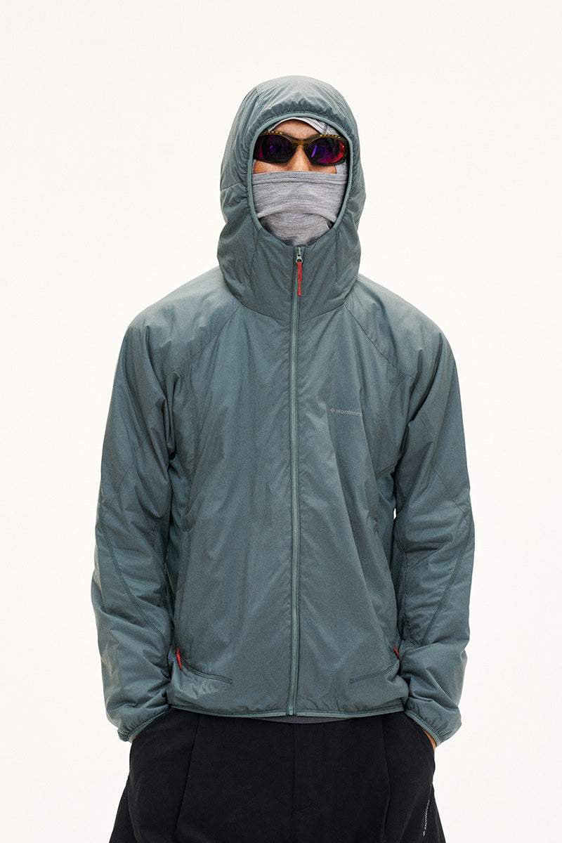 PrimaLoft® Gold フード付き中綿ジャケット メンズ