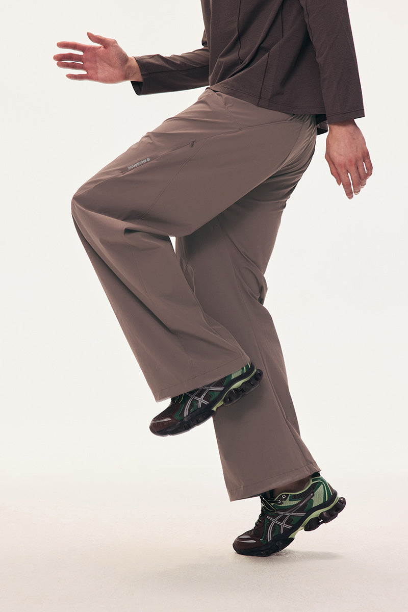 Curved Seam Barrel Pants